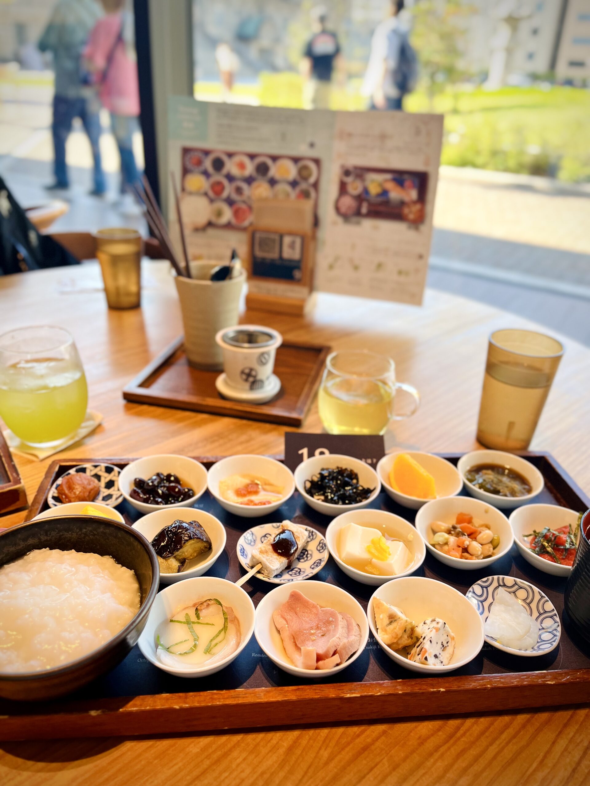 築地本願寺カフェTsumugi18品朝ごはん