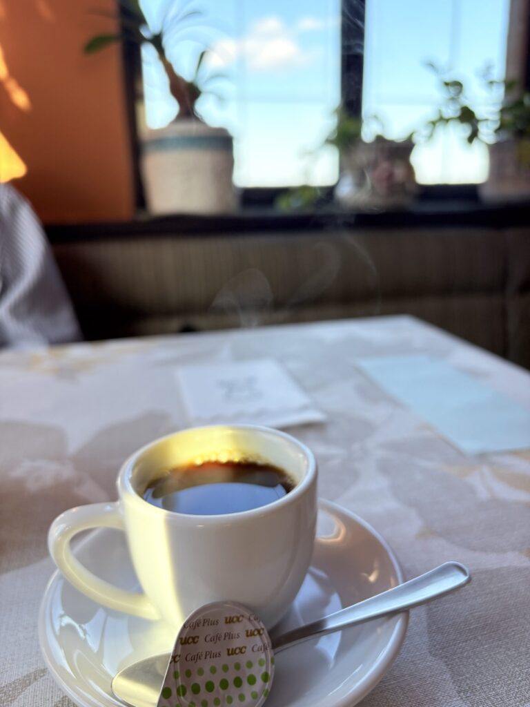 レストランカープルのコーヒー